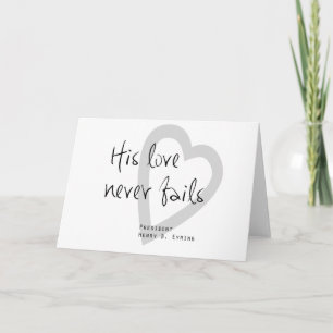 Cartão seu amor nunca falha henry b eyring citação mormom