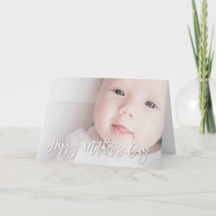 Cartão Seu Dia de as mães de Fotografias Amor