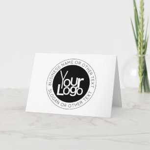 Cartão Seu logotipo de negócios & Texto editável moderno