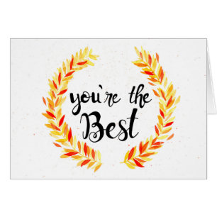 Cartão Seu o melhor