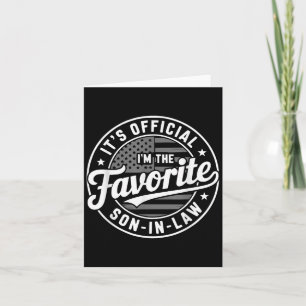 Cartão Seu Oficial Im O Filho Favorito Da Lei Mens Faes