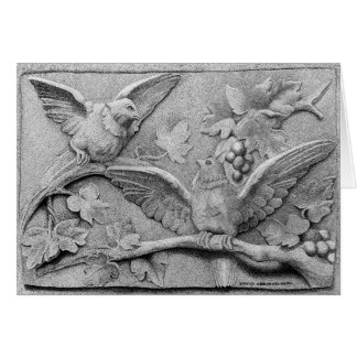 Cartão Seu olho está no pardal