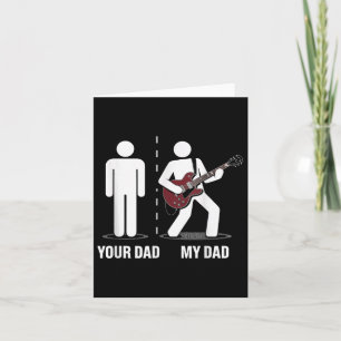 Cartão Seu Pai Meu Pai É Engraçado Padre Music Guitar Pla