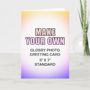Cartão Seu Personalizado 13" x 18" Dobrado