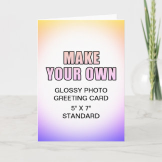 Cartão Seu Personalizado 13" x 18" Dobrado