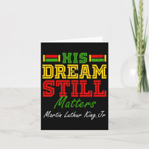 Cartão Seu Sonho Ainda Problema Martin Luther King Jr. Ju