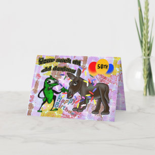 Cartão Seu velho burro - Feliz Aniversário