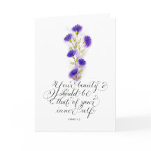 Seu verso inspirado da bíblia da beleza