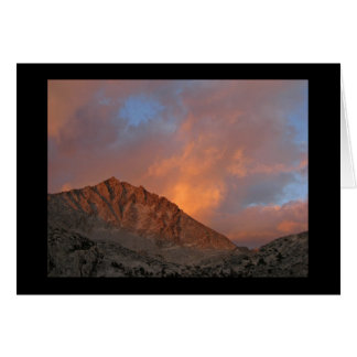 Cartão Seven Gables from Vee Lake - John Muir Wilderness