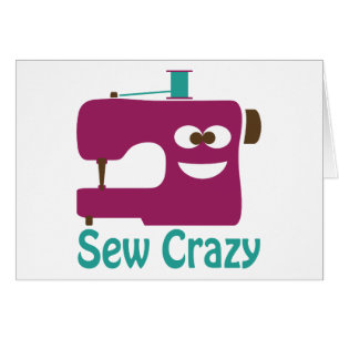 Cartão Sew Crazy