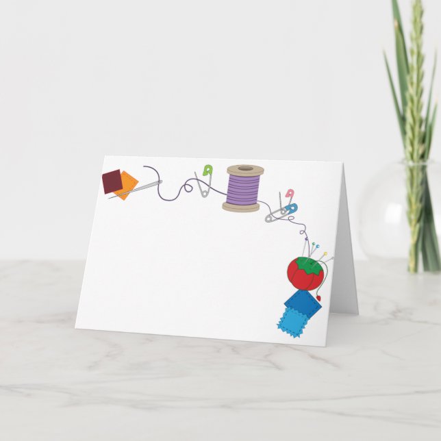 Cartão Sewing (Frente)