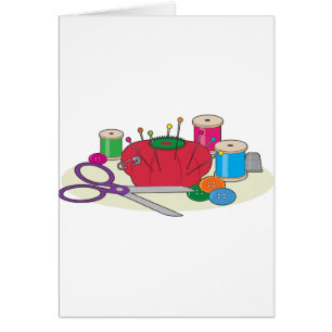 Cartão Sewing