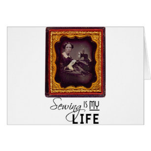 Cartão Sewing é minha vida