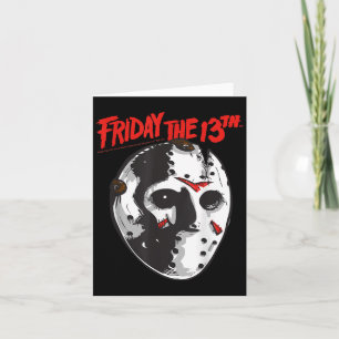 Cartão Sexta-Feira A Arte De Máscara De Design de Hallowe