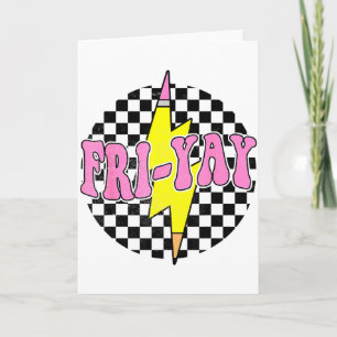 Cartão Sextou Feliz Sexta-feira Divertido Fim de Semana P