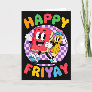 Cartão Sextou sexta-feira Feliz Sexta-feira Yay Professor