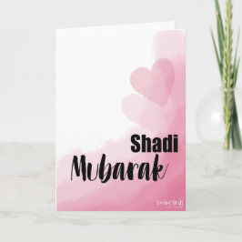 Cartão Shadi Mubarak - Pink Hearts
