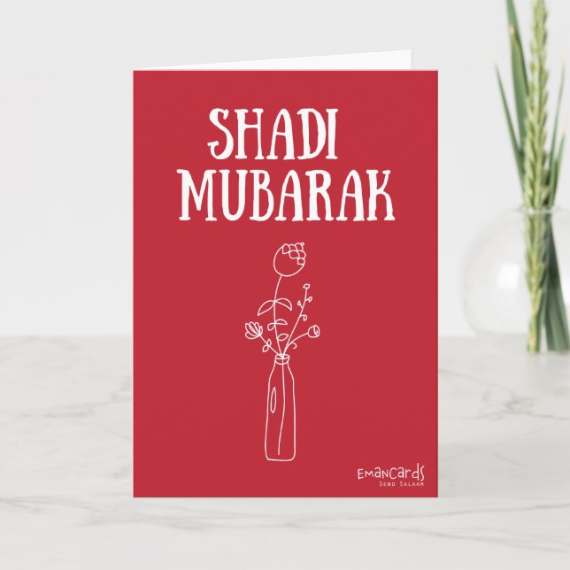 Cartão Shadi Mubarak Red  (Frente)