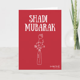 Cartão Shadi Mubarak Vermelho