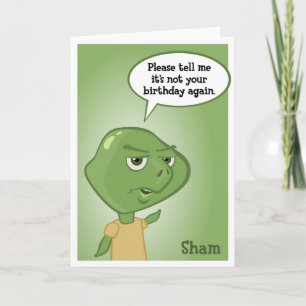 Cartão Sham Birthday Card