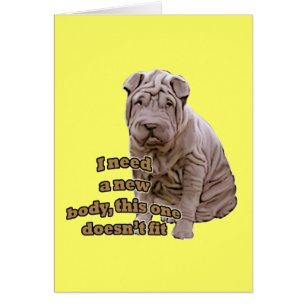 Cartão Shar Pei