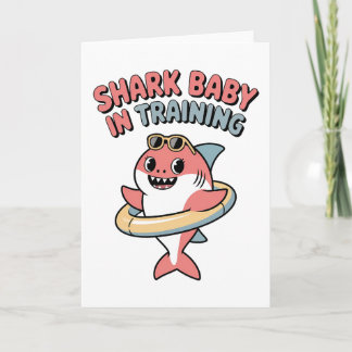 Cartão Shark Baby in Training | Kids
