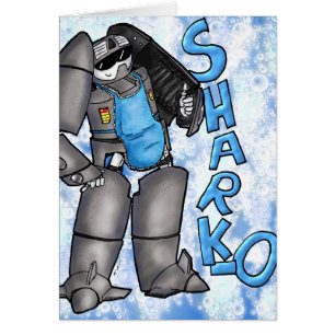 Cartão Sharko lava pratos!