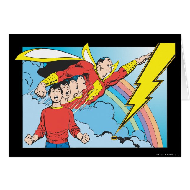 Cartão SHAZAM/Billy Batson (Frente Horizontal)