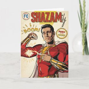 Cartão SHAZAM! Fury of the Gods   Cobrir SHAZAMily Comic