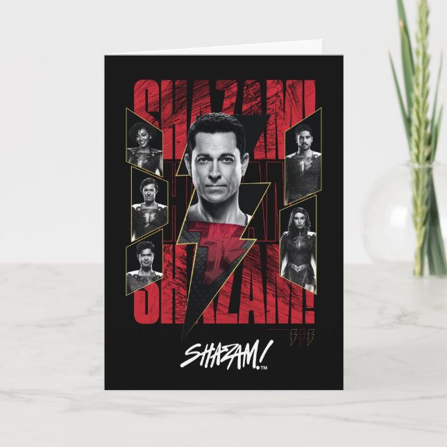 Cartão SHAZAM! Fury of the Gods | SHAZAMily Group (Frente)