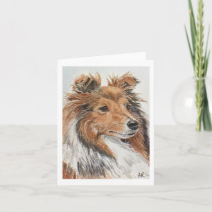Cartão Sheltie Notecards