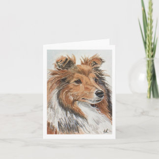 Cartão Sheltie Notecards