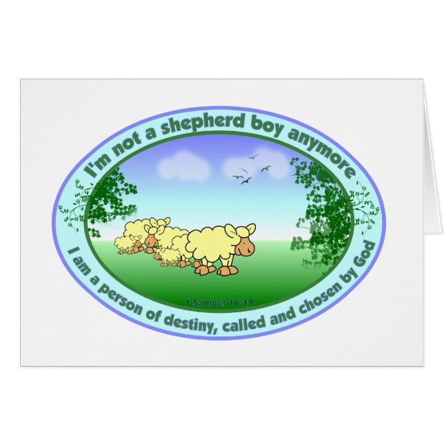 Cartão Shepherd Boy (Frente Horizontal)