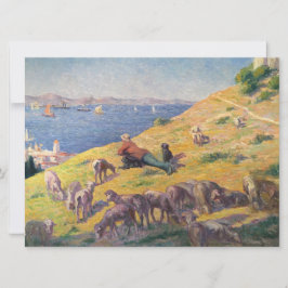 Cartão Shepherd Watching the Sea