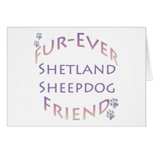Cartão Shetland Sheepdog Fuere Friend