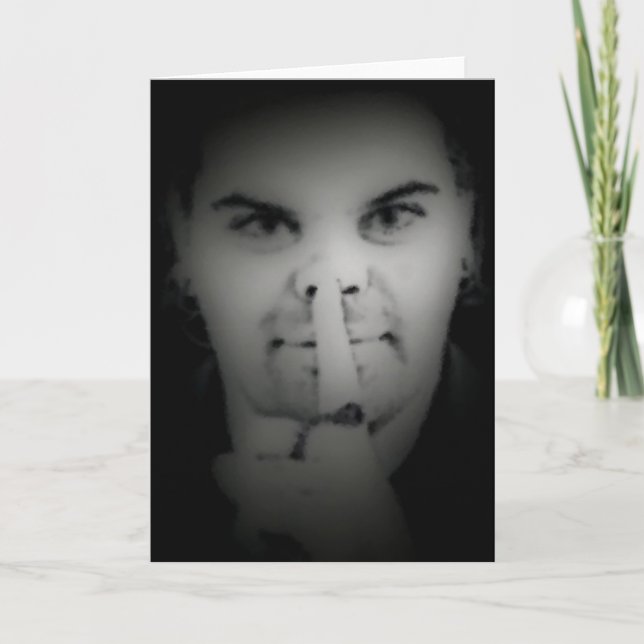 Cartão Shh (Frente)