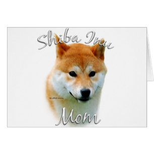 Cartão Shiba Inu Mãe 2