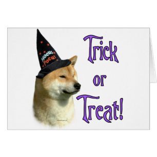 Cartão Shiba Inu Trick