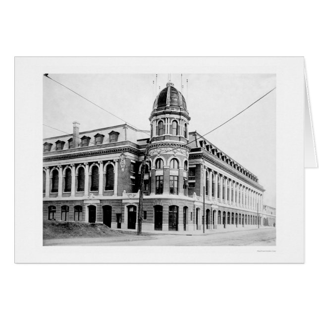 Cartão Shibe Park Baseball 1913 (Frente Horizontal)