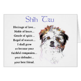Cartão Shih Tzu Lovers