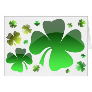 Cartão Shiney Shamrocks