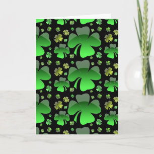 Cartão Shiney Shamrocks