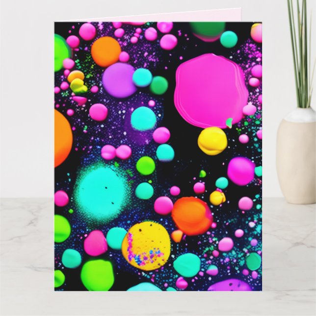 Cartão shiny Abstract art (Frente)