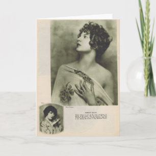 Cartão Shirley Mason 1924