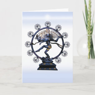 Cartão Shiva Nataraja, a fabulous fractal