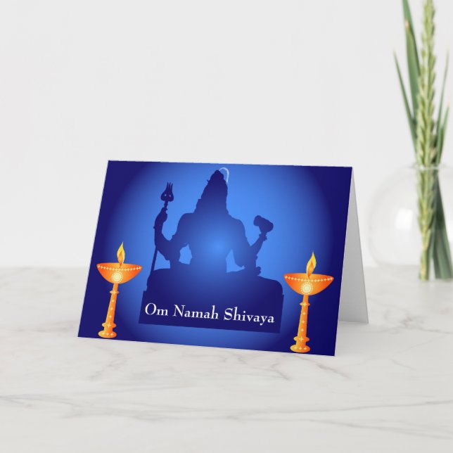 Cartão Shiva - O Deus Indiano (Frente)
