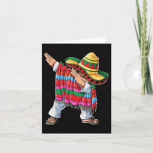 Cartão Shor Mexicano Poncho Cinco de Mayo Boys
