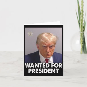 Cartão Shot Trump Engraçado Queria O Presidente 2024