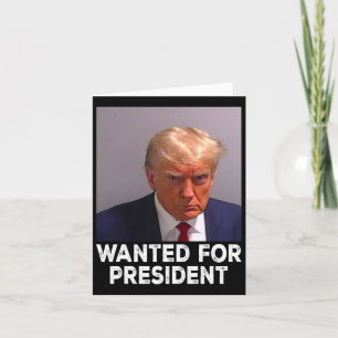 Cartão Shot Trump Queria O Presidente 2024
