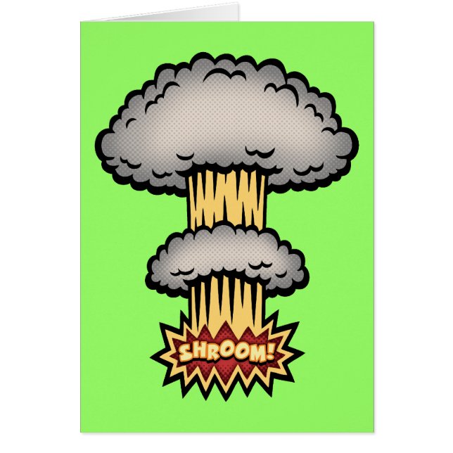 Cartão SHROOM! - cor (Frente)